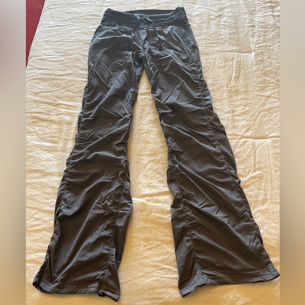 Lululemon mid rise dance studio pants.